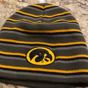 University of Iowa Hawkeyes beanie hat.
